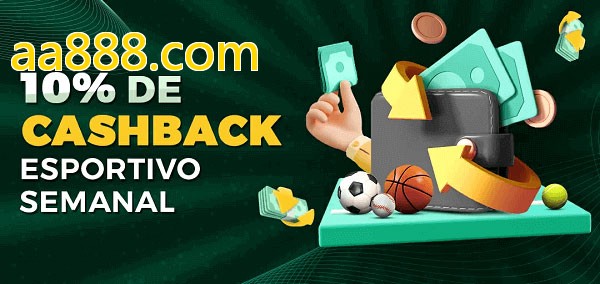 10% de bônus de cashback na aa888.com