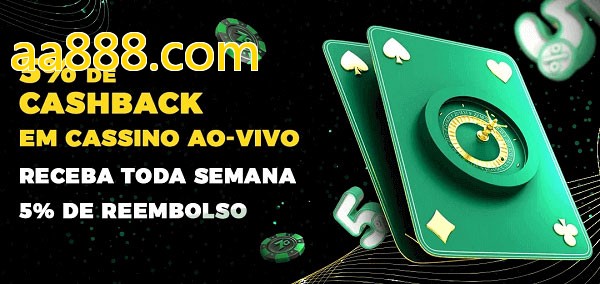 Promoções do cassino ao Vivo aa888.com